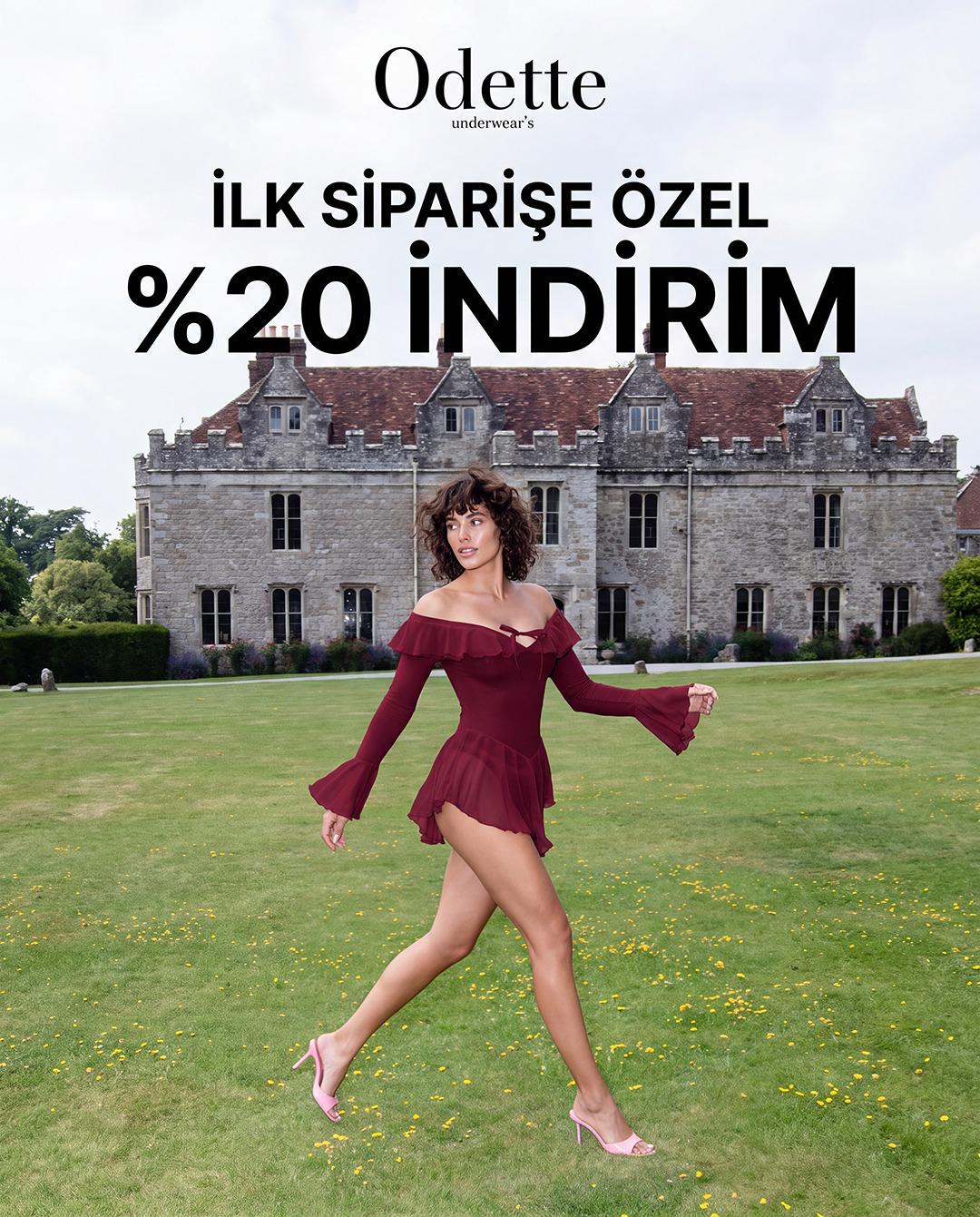 İlk siparişe özel %20 indirim